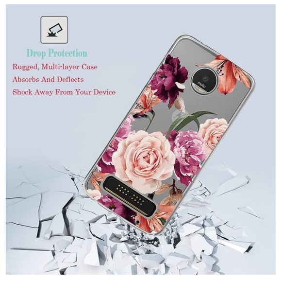 Phone Case - Moto Z2 Play Transparent Flex - Picture 5 of 15